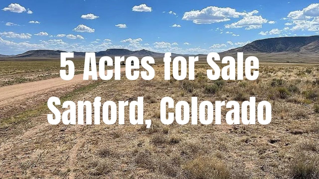 5 Acres for Sale in Sanford, Colorado!