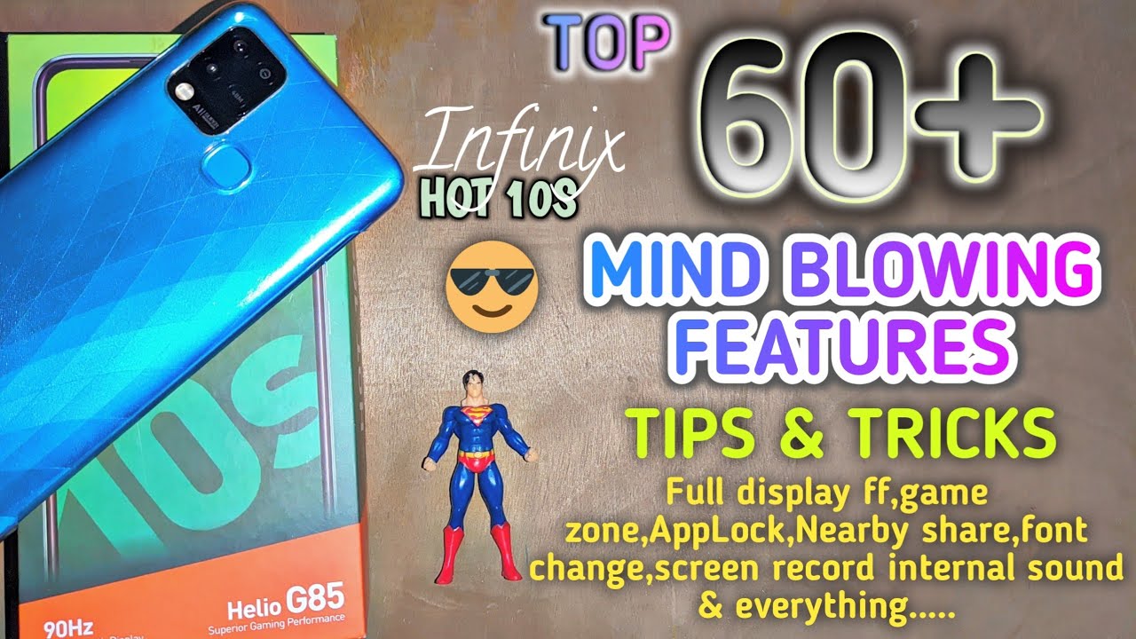 Infinix Hot 10s Top 60+ Amazing features | full display FF🔥| Shoulder button😳| Voice Changer😎vol.but