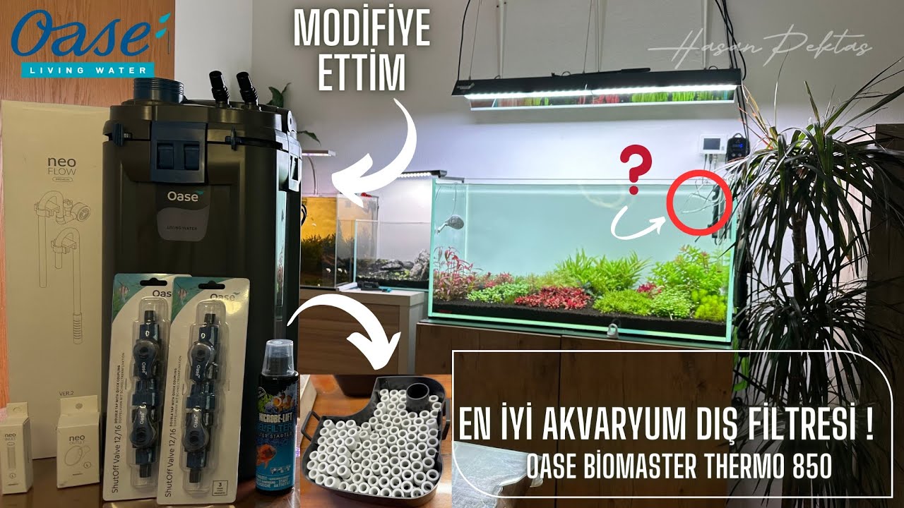 AKVARYUM DIŞ FİLTRE KUTU AÇILIM VE İNCELEME / OASE BİOMASTER THERMO 850 #akvaryum #aquascape