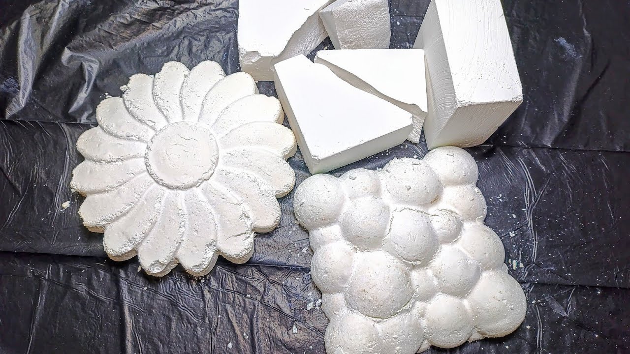 ASMR chalk❄️Solid chalk and Soft  reform❄️White on black 🥰 oddlysatisfying 