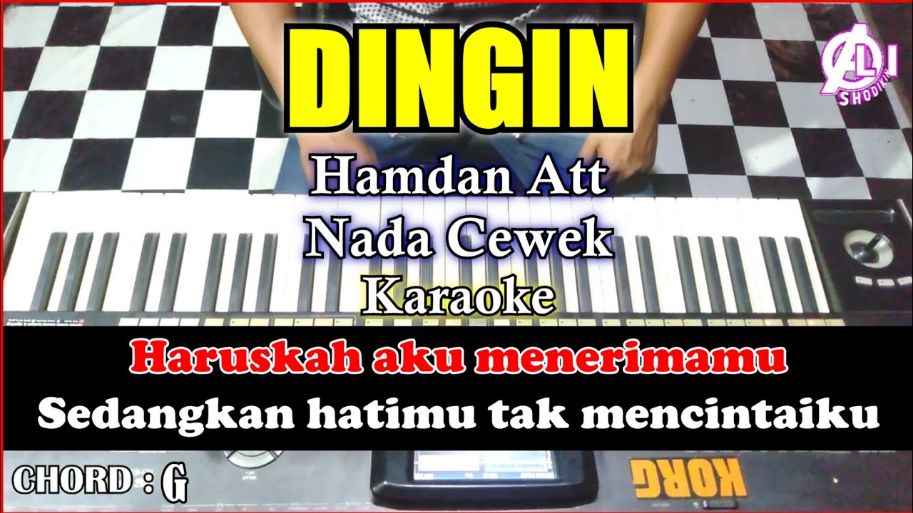 DINGIN Karaoke Hamdan Att | Cover Korg Pa3x (NadaCewek)