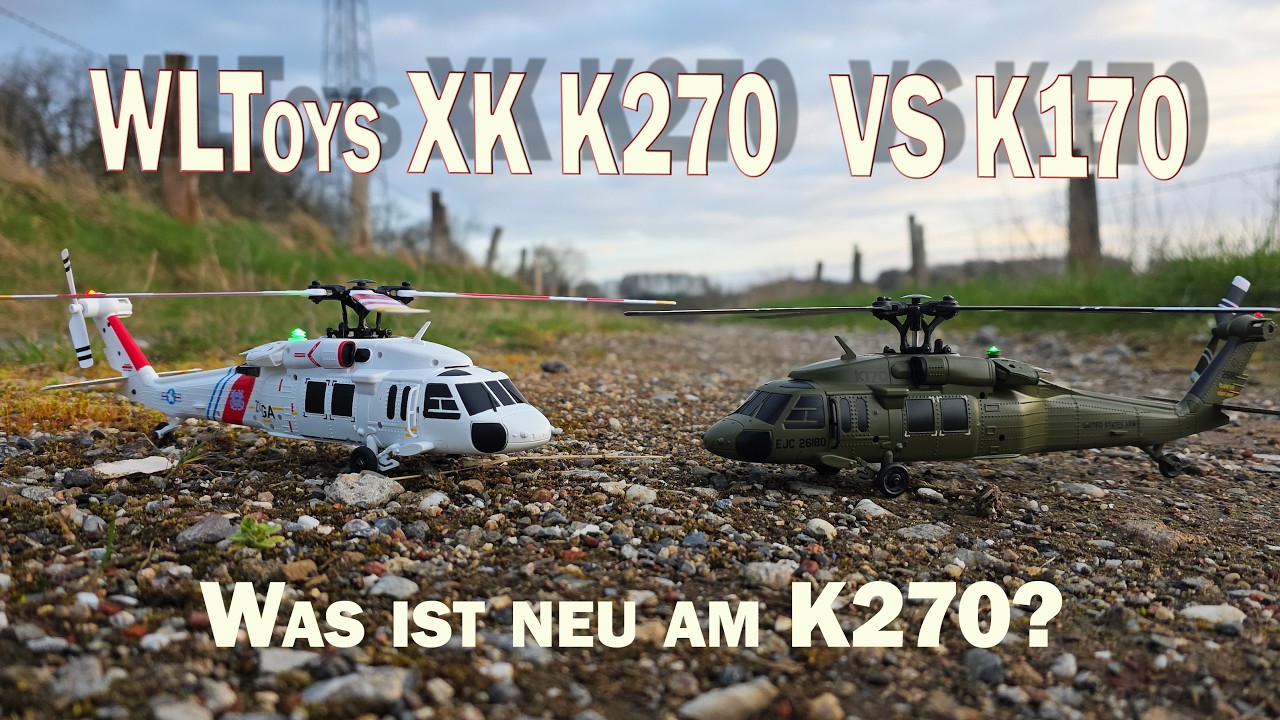 Der WLToys XK K170 und der neue K270 im Vergleich - wer fliegt besser? Der K170 &uuml;berrascht mich!!