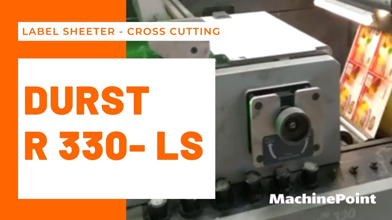 DURST R 330- LS Label sheeter - cross cutting | DURST Machines