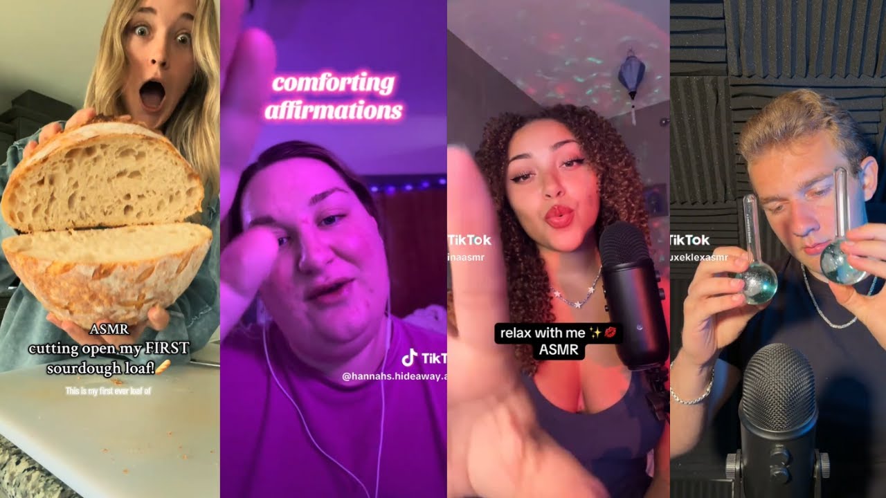 💤🔊 2 HOURS 4 MINUTES BEST RELAXING ASMR TIKTOK COMPILATION