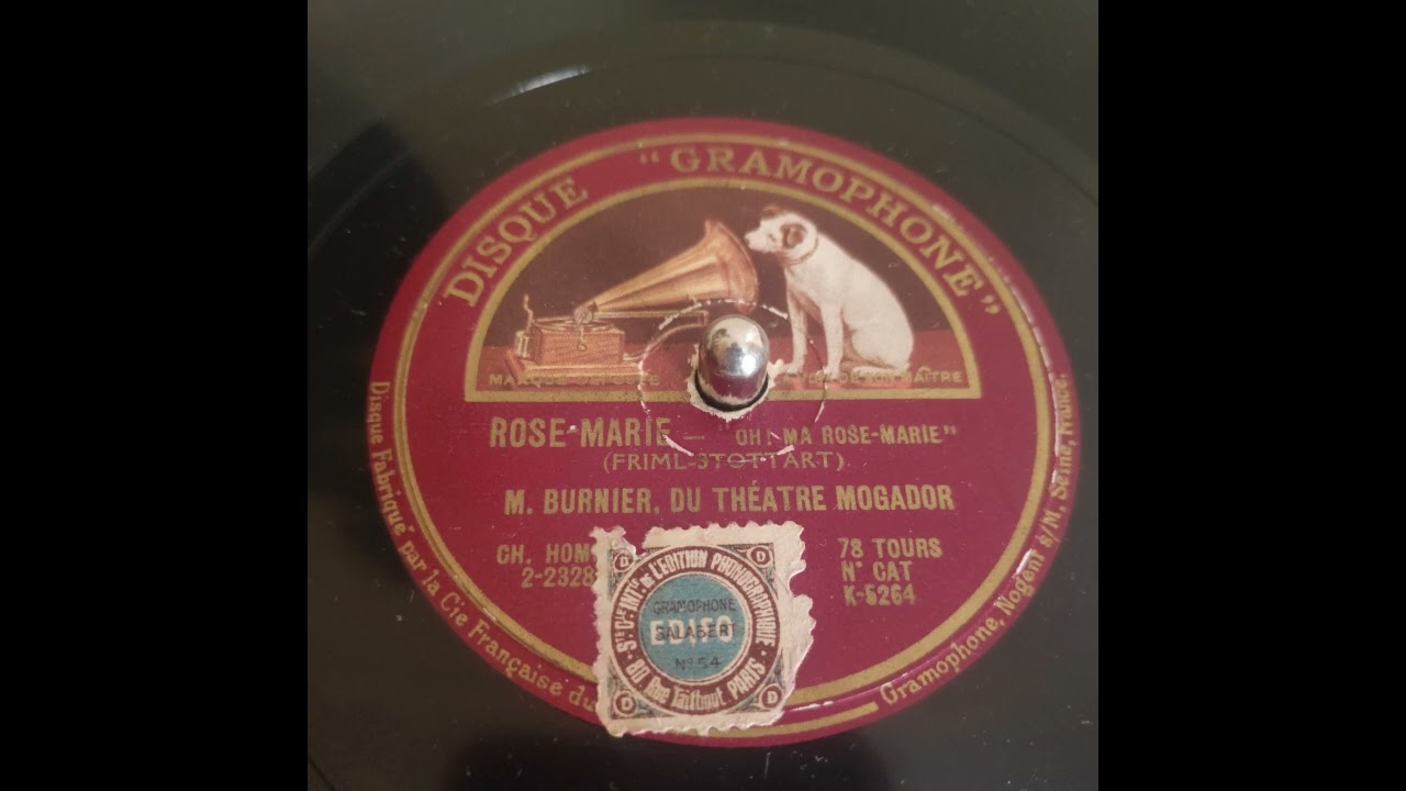 Oh ! Ma Rose-Marie - Robert Burnier