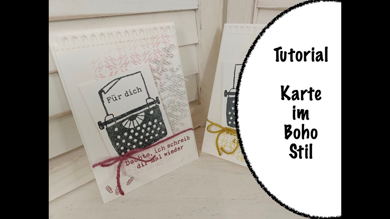 Karte im Boho-Stil | Wunderschöne Werke & Gut Getippt | Stampin' Up!