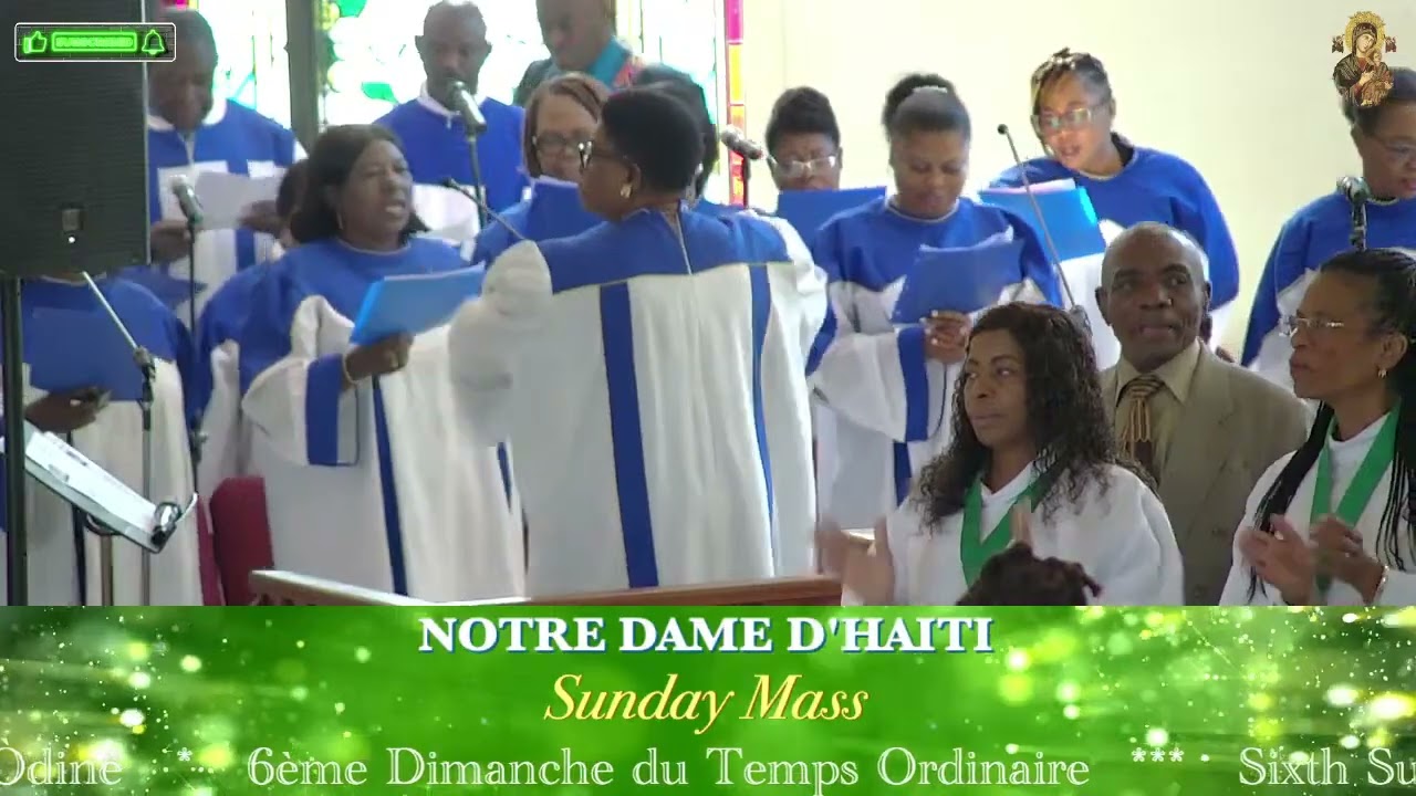 Haitian Catholic Community Creole Mass Notre Dame D'Haiti Miami Florida