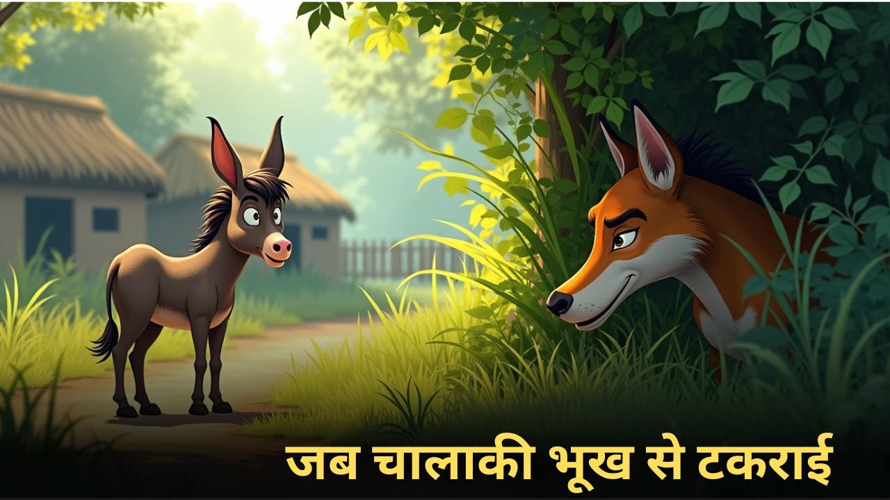 ताक़त नहीं, दिमाग़ काम आता है | Lion Jackal Moral Story