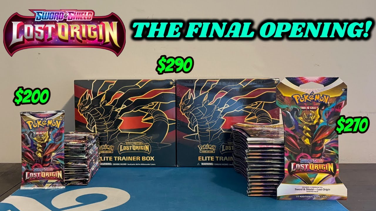 ФИНАЛЬНАЯ ПОЕЗДКА!! Открываю наборы и ETB на сумму более 750 долларов в LOST ORIGIN, чтобы попыта...
