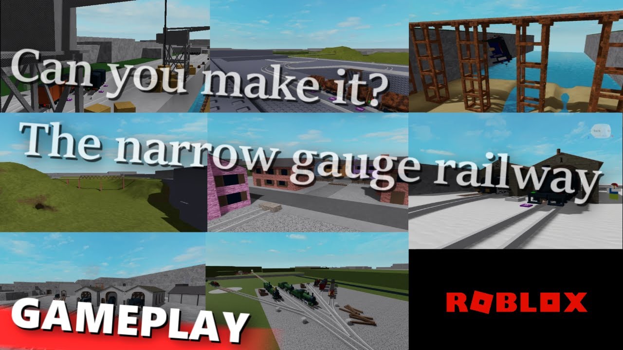 "Can you make it: The narrow gauge railway" GAME PLAY! (ROBLOX)