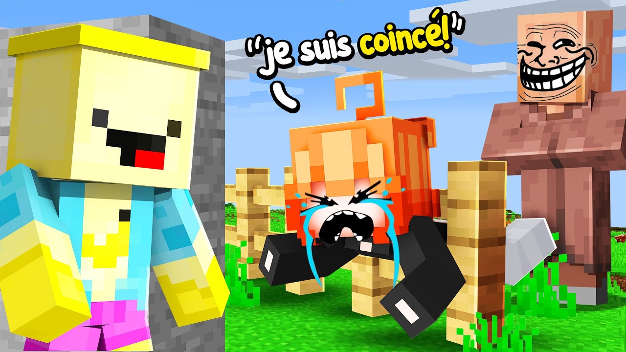 J’ai COINCÉ ma FAN GIRL sur Minecraft !
