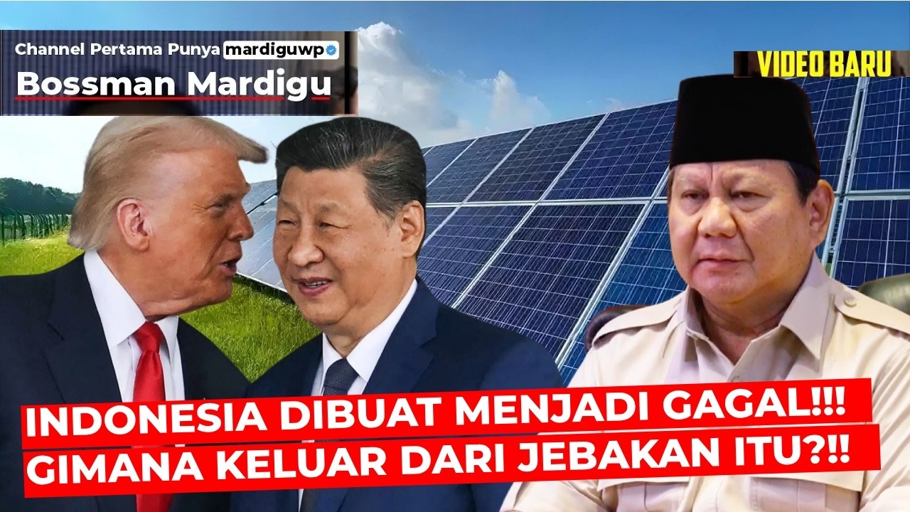 INDONESIA SENGAJA DIBUAT GAGAL !!! BAGAIMANA CARA KELUAR DARI JEBAKAN ITU ?!! - Mardigu Wowiek