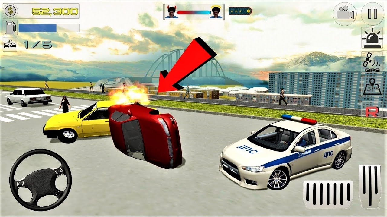 Traffic Cop Simulator 3D / ON DUTY POLICE CHASE / Android & iOS Gameplay - HD #3