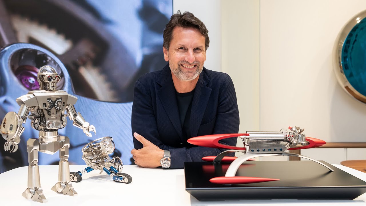Беседа с Максимилианом Бюссером на открытии первой в мире лаборатории MB&F