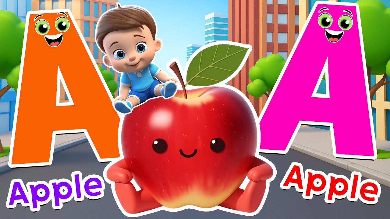 ABC Phonics Songs For Preschoolers Animals Nursery Rhymes Colourful Safari Animals Learn