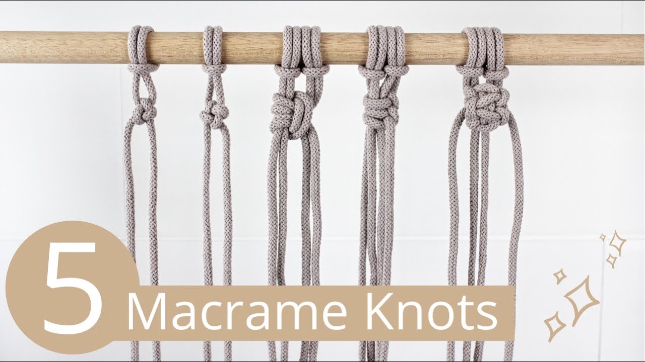 5 Macrame Knots to use INSTEAD of Square Knots