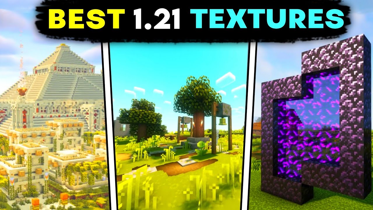 Top 5 Texture Pack For Mcpe (1.21+) || Best Realistic Texture Packs For Minecraft Pocket Edition 😆
