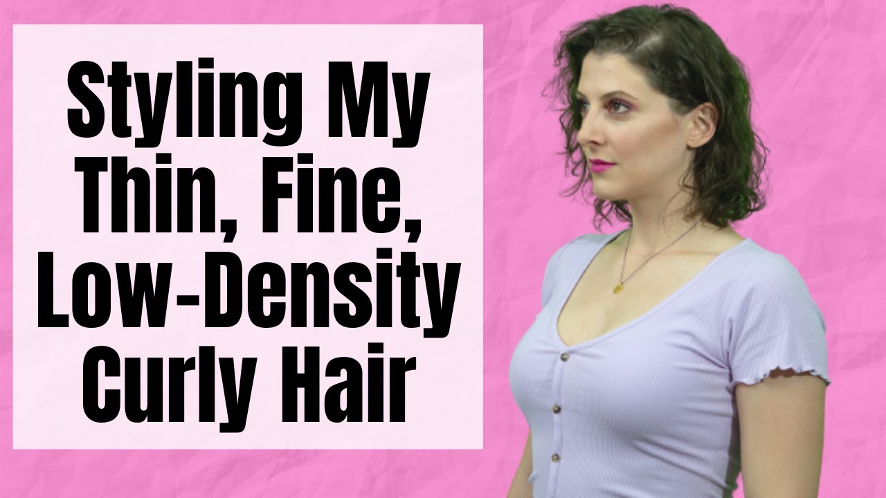 Styling My Thin, Fine, Low-Density Curly/Wavy Hair \\ Get Ready for Bed With Me