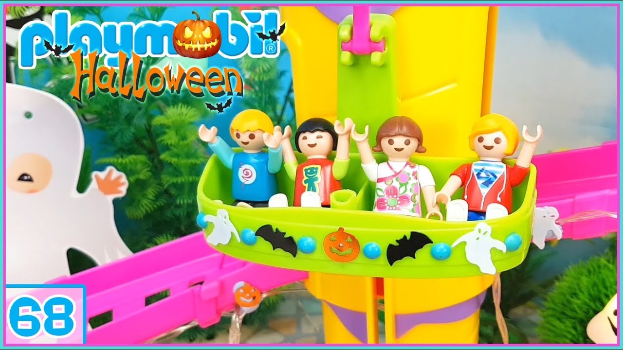 Playmobil 68 - Especial Halloween.El parque de atracciones*El pasaje del terror.La familia Playmobil