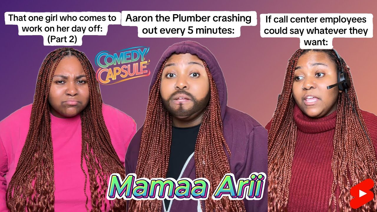 Try Not To Laugh *1 HOUR* New Mamaa Arii TikTok 2025 | Funny Mamaa Ari POV Videos 2025