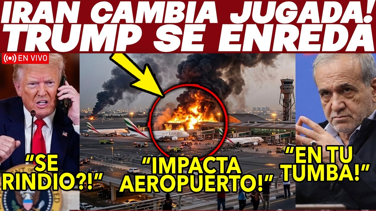 TRUMP HELADO! IRAN CAMBIA JUGADA. SE DISCULPA CON VECINOS. EEUU NO SABE QUE PASA. CAE NUEVO DRONAZO!