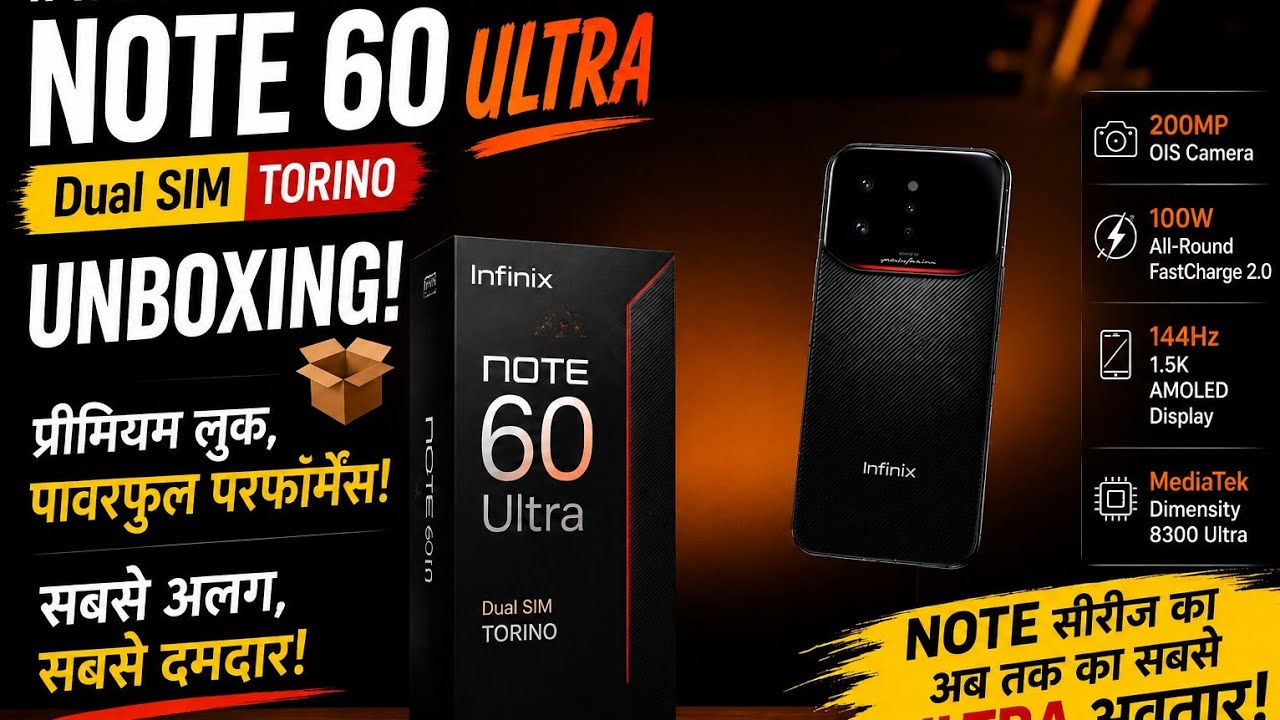 Unboxing Infinix NOTE 60 Ultra,  Review Infinix NOTE 60 Ultra