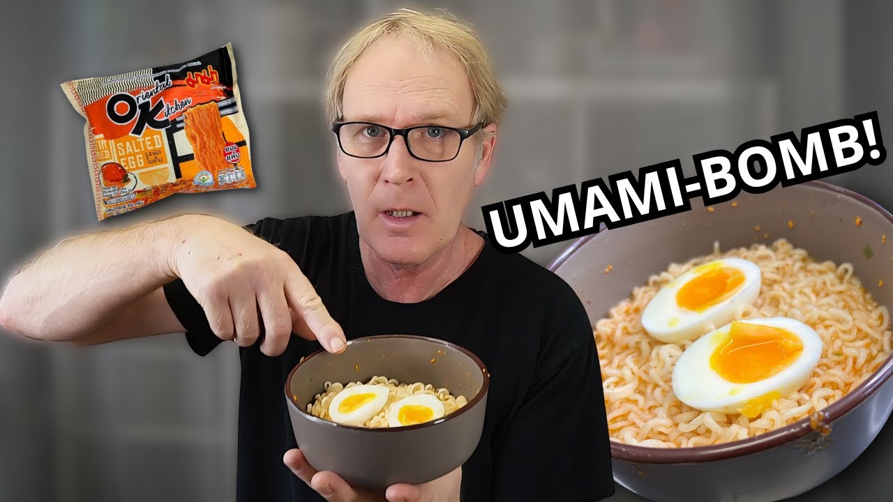Bästa snabbnudlarna jag testat? | Mama Oriental Kitchen Salted Egg