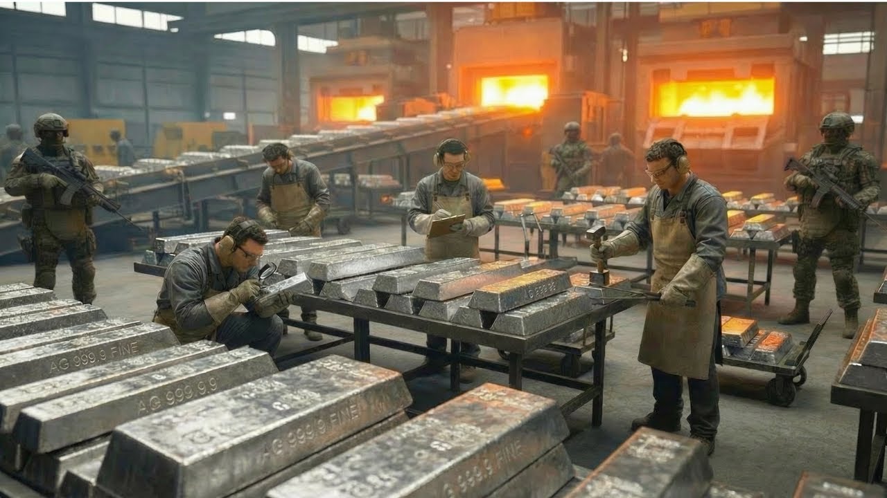 Inside Industrial Silver Refining: How 999 Bars Reach Investment Grade (Full Process)