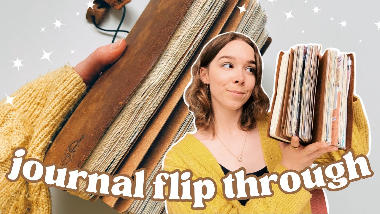 Journal Flip Through 💫 & setting up my new journal! 📔