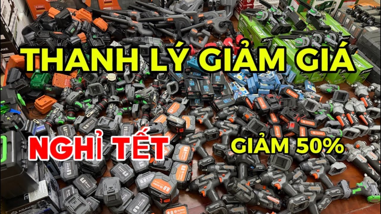 Thanh lý nghỉ tết,máy bulong,khoan 13ly,pin 15,20 sell,máy cắt,laser 5 tia,cưa xích,thổi lá quá rẻ