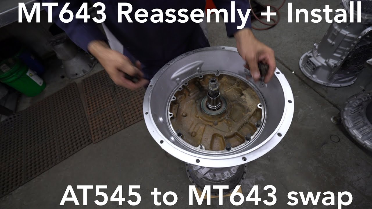 ALLISON REBUILT MT643 - Повторная сборка + проверка на динамометре. Замена AT545.