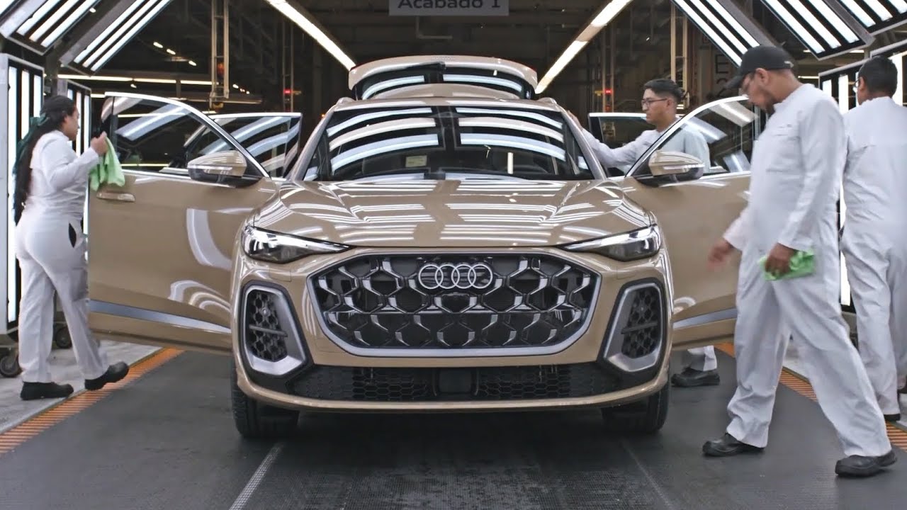 New Audi Q5 (2025) Production Line in Mexico 🇲🇽