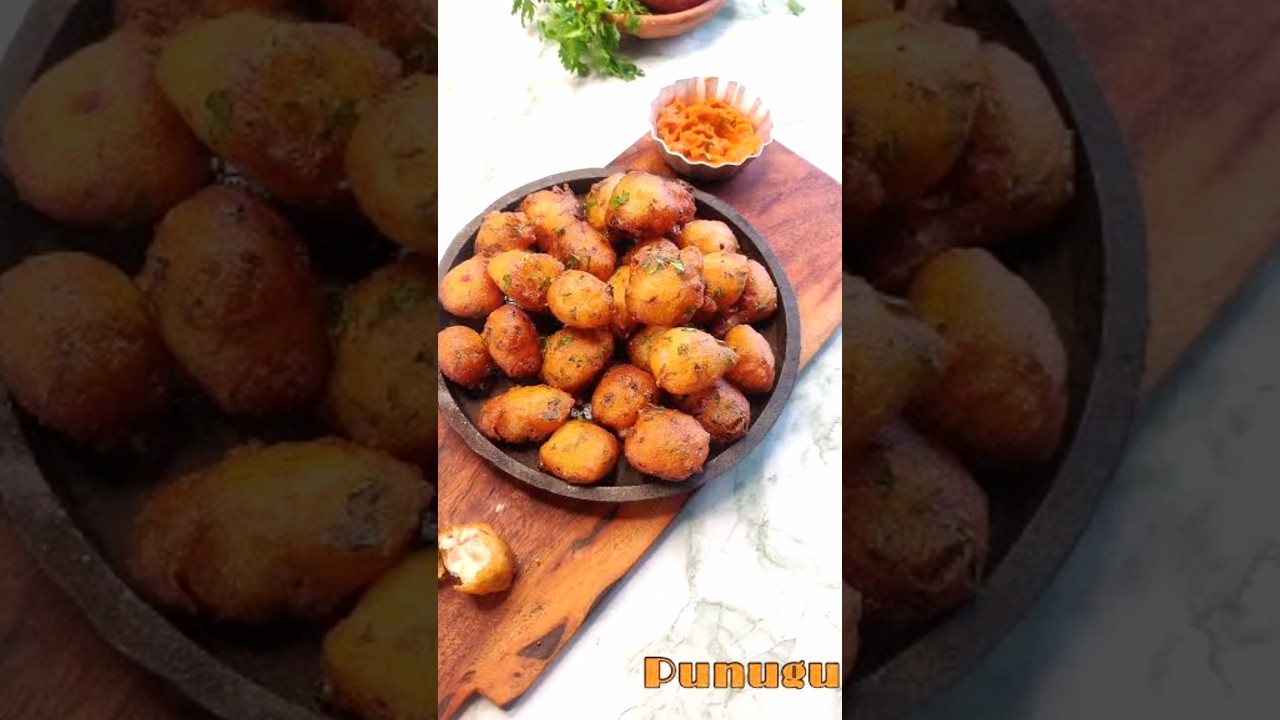 Punugulu Recipe With Idli, Dosa Batter | How To Make Punugulu Recipe | Punugulu Snacks | #shorts