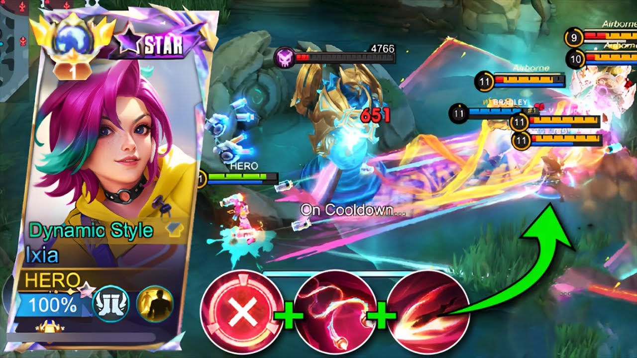IXIA PERFECT COMBO totally insane damage | ixia best build 2024 - MLBB