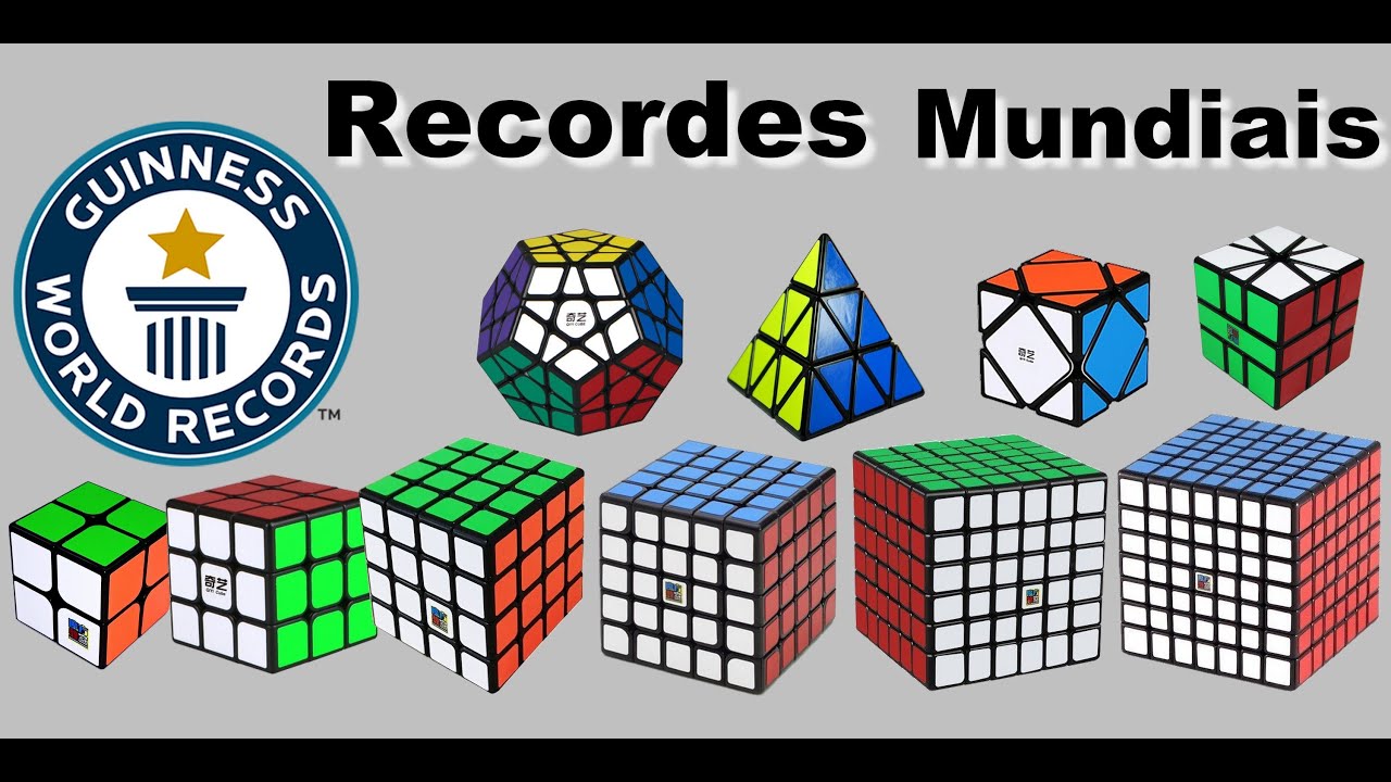 😱 Os Recordes Mundiais no Cubo mágico 🌎