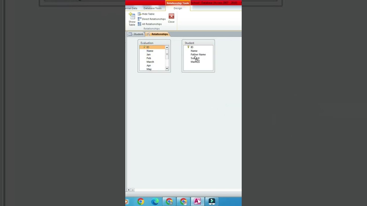 How to Create Relationship between two Tables in MS Access | Learn Database | by | Data Science