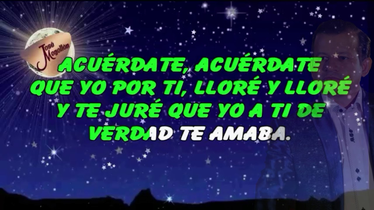 José Mogollón - Acuérdate (Karaoke)