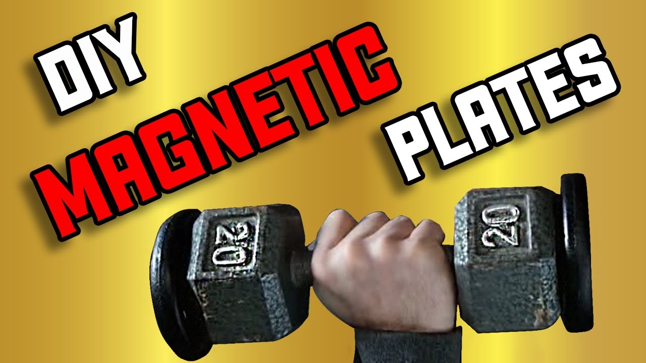 DOUBLE YOUR DUMBBELL SET - DIY MAGNETIC PLATES FOR YOUR HOME / GARAGE GYM