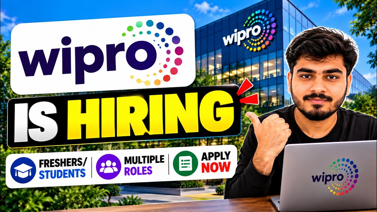 🚨 Wipro Is Hiring! 😳 | Freshers & Students | Latest Jobs 2025 & 2026