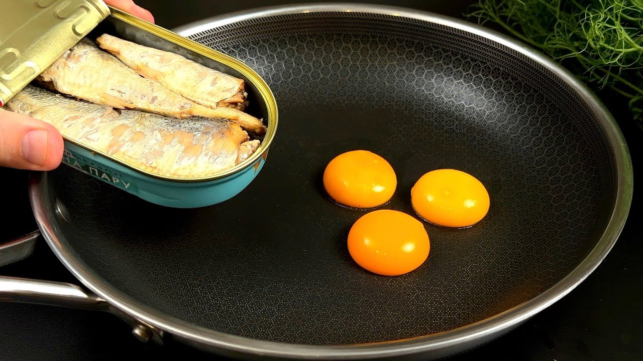Do you have canned sardines and eggs at home? The crispiest tuna croquettes!❗️