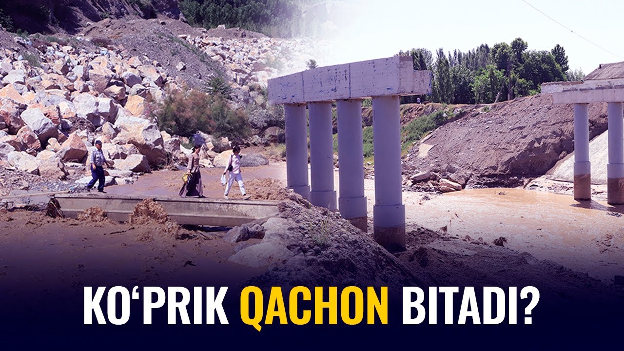 Andijondagi ko‘prik ta’miri bir yildan beri tugatilmayapti