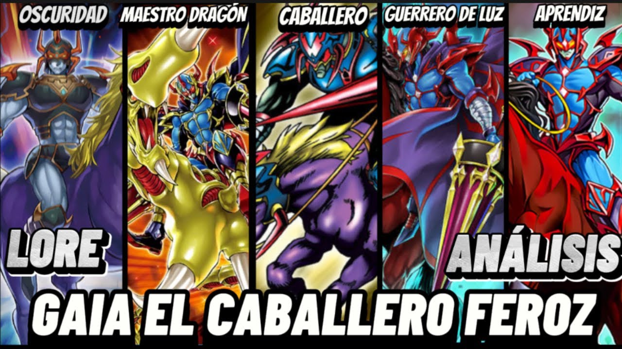 Yugioh lore gaia el feroz caballero su travesía para ser el amo del Chaos historia de una carta