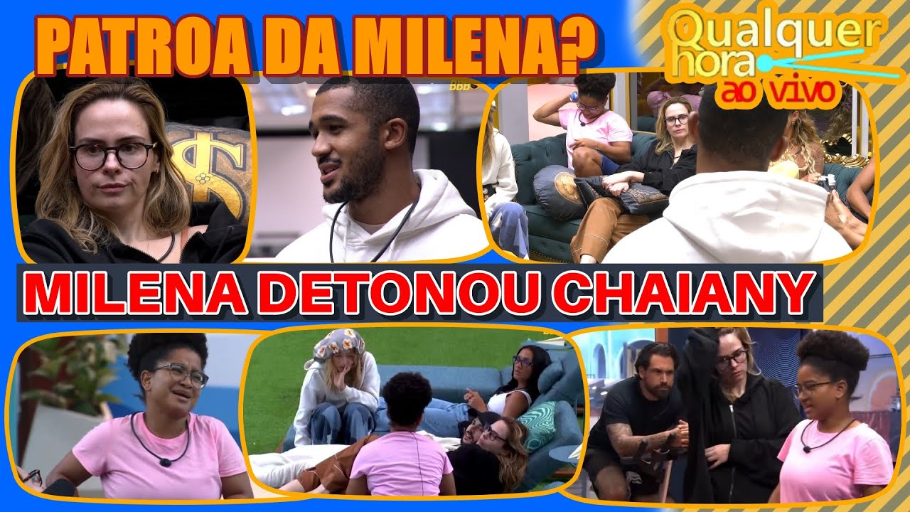 MILENA DETONOU CHAIANY; ANA PAULA PROVOCA BRIGIDO; MATHEUS CHAMOU ANA PAULA DE PATROA | BBB26