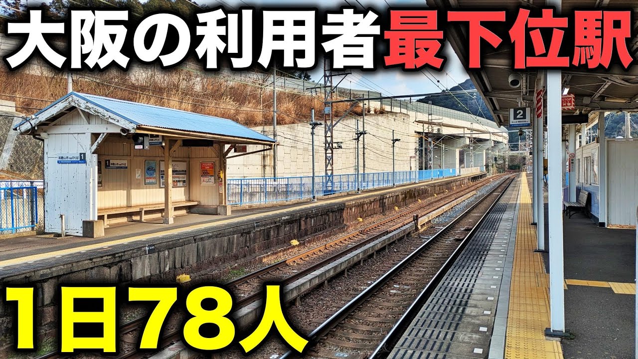 【利用者2桁】大阪府内で一番”利用者の少ない駅”に行くと深い歴史が隠されていた……