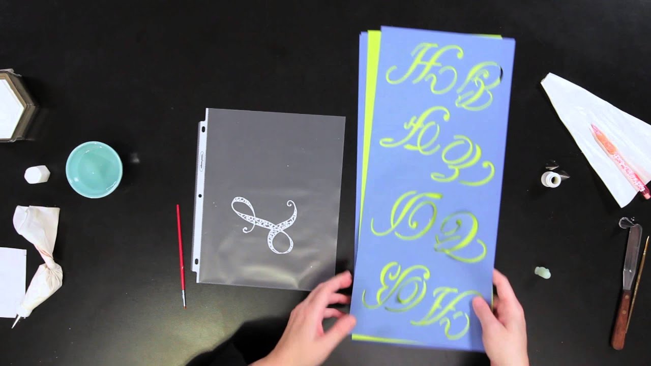 How to Make a Monogram Cake Topper