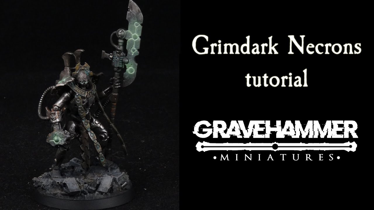 How to paint Grimdark Necrons