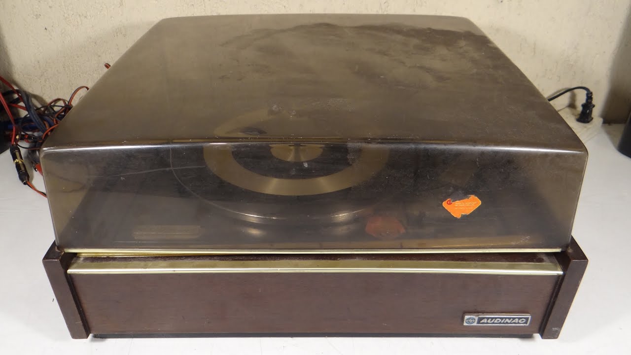 BANDEJA GIRADISCOS TORNAMESA TURNTABLE GALILEO AUDINAC AM-75 ARGENTINA 1974 RESTAURACION P1