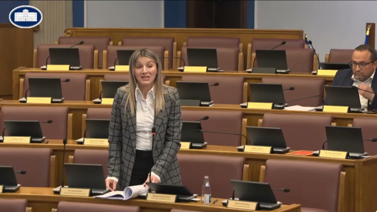 Kenana Strujić Harbić - diskusija oko Predloga zakona o predškolskom vaspitanju i obrazovanju