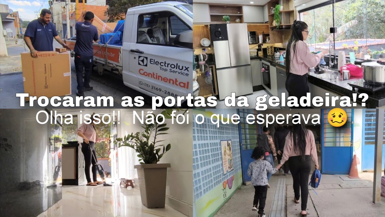 TROCARAM AS PORTAS DA NOSSA GELADEIRA!? | COMPRINHA QUE ME DEIXOU SOFISTICADA 🤭| VLOG DO NOSSO DIA 