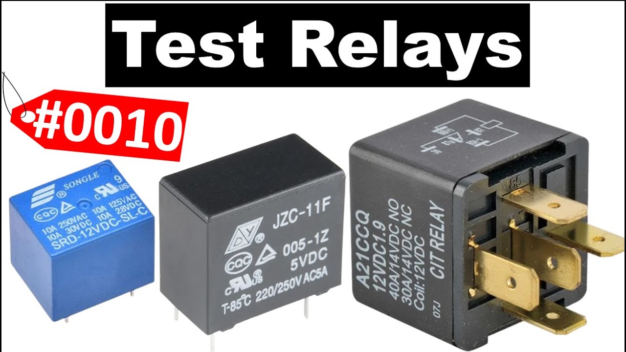 #0010 Electronic Components: How to Test Relay with Multimeter | How to Check Relays